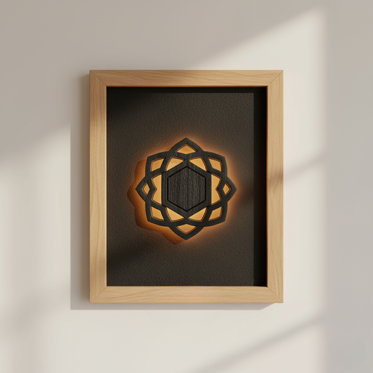 Karungali Panchabhootha “Earth Element” Frame — Grounding Energy