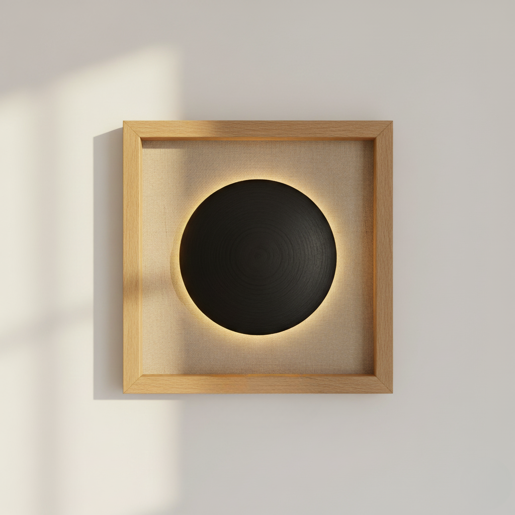 Karungali Full Moon Frame — Calm Energy & Inner Harmony